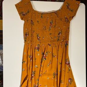 Long maxi floral dress
